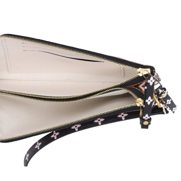 Louis Vuitton Pochette Double Zip LV Crafty Giant Monogram Crossbody Orange - Picture 6 of 7